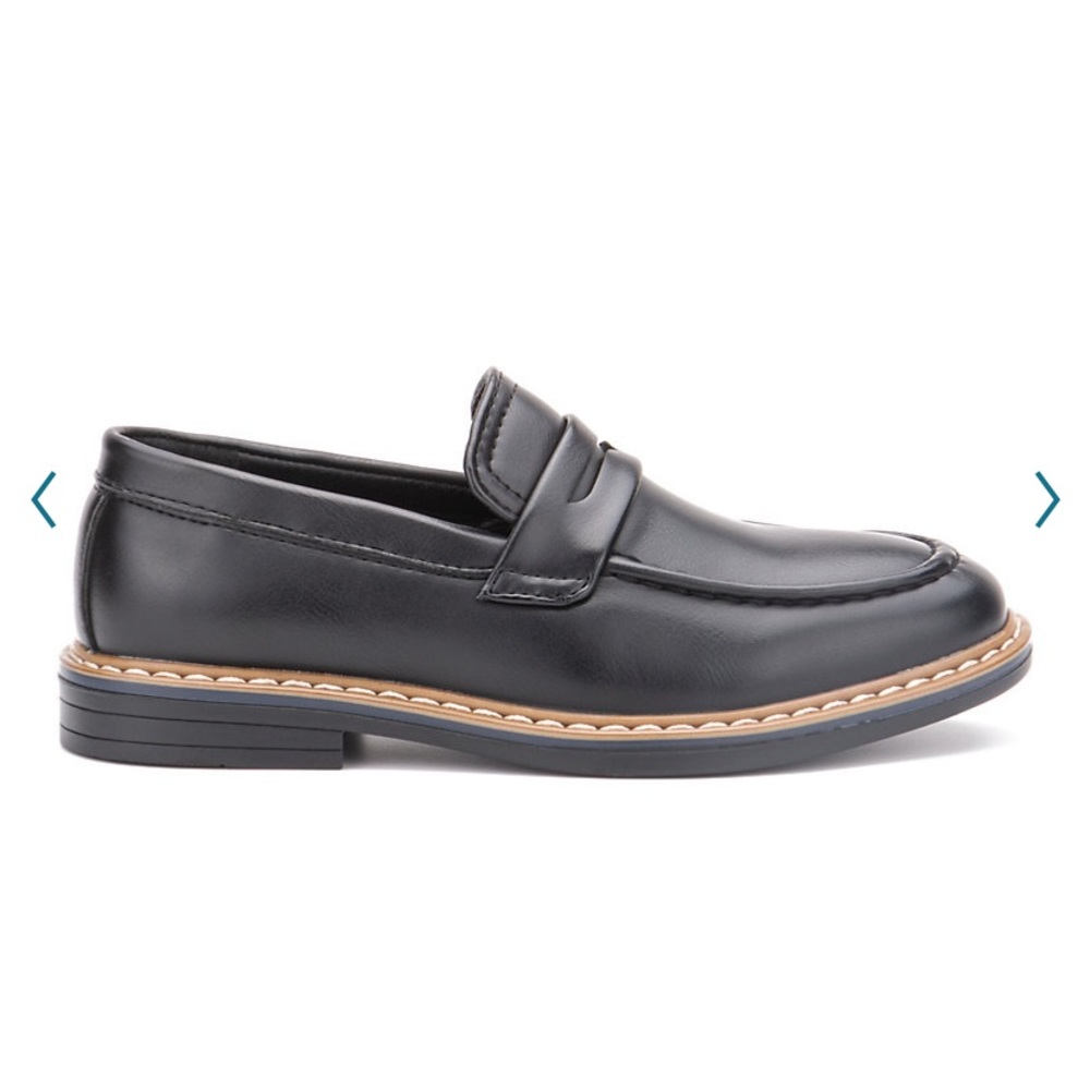 Boys Navy Loafers